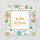 Search for shaped business cards Orange