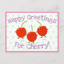 Search for cherry red postcards Illustration