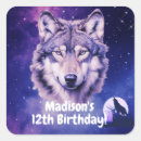 Search for wolf howling moon stickers Birthday
