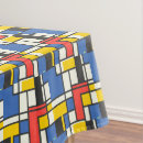 Search for mondrian tablecloths Yellow