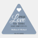 Search for triangle wedding stickers Thank you