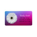Search for gerbera daisy return address labels Floral