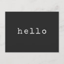 Search for modern font postcards Black and white