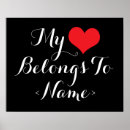 Search for belongings posters Heart