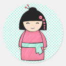 Search for kokeshi doll stickers Kimono