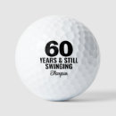 Search for 60th birthday golf balls 60 years old
