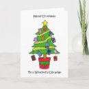 Search for librarian christmas cards Xmas