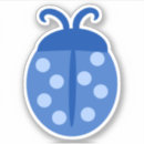 Search for blue ladybird stickers Insects