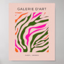 Search for orange green art Mid century modern