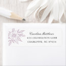 Search for elegant rustic return address labels Floral
