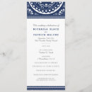 Search for mexican wedding programs Blue
