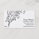 Search for writing pen business cards Quill