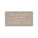 Search for kraft wedding return address labels Simple