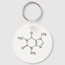 Search for caffeine molecule key rings Coffee