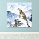Search for snow leopard canvas prints Big cats