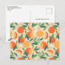 Search for fruit patterns postcards Citrus