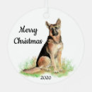 Search for german shepherd christmas decor Pet