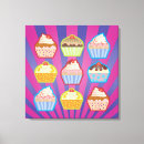 Search for baking canvas prints Cupcake