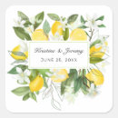 Search for black white yellow wedding stickers Modern