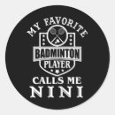 Search for badminton apparel stickers Tennis