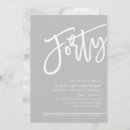 Search for grey and white invitations Modern