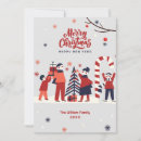 Search for cartoon family christmas cards Snow