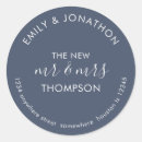 Search for navy blue return address stickers Modern