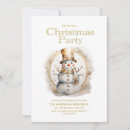 Search for vintage snowman invitations Elegant