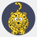 Search for cartoon leopard stickers Wild