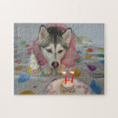 Search for siberian husky puzzles Cute