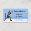 Search for boxing gym business cards Training