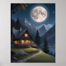 Search for full moon posters Moonlit night