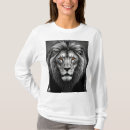 Search for black and white lion art tshirts Wildlife