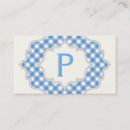 Search for blue plaid pattern business cards Classic