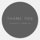 Search for black thank you wedding stickers Elegant