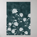 Search for white damask posters Blue