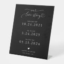 Search for timeline wedding signs Our love story