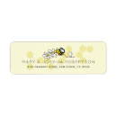 Search for white daisy return address labels Yellow