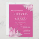 Search for pink border wedding invitations Traditional