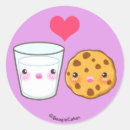 Search for love cookies stickers Milk and cookies