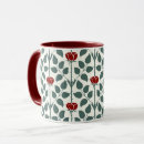 Search for dark red rose mugs Flower