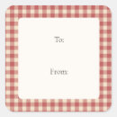 Search for red gingham stickers Elegant