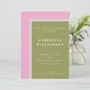 Search for pink graduation invitations Modern