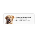 Search for labrador return address labels Retriever