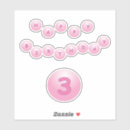 Search for number three stickers Birthday
