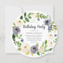 Search for floral wreath birthday invitations Flowers