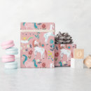 Search for magical unicorn birthday wrapping paper Unicorns