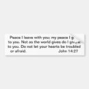 Search for peaces bumper stickers God