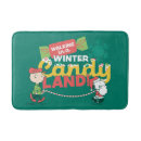 Search for peanuts christmas bath mats Santa claus