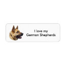 Search for german shepherds return address labels Puppies